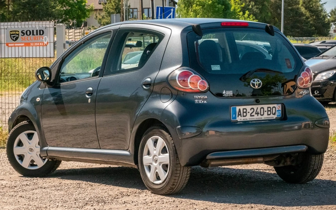 Toyota Aygo cena 10000 przebieg: 216034, rok produkcji 2009 z Rybnik małe 232